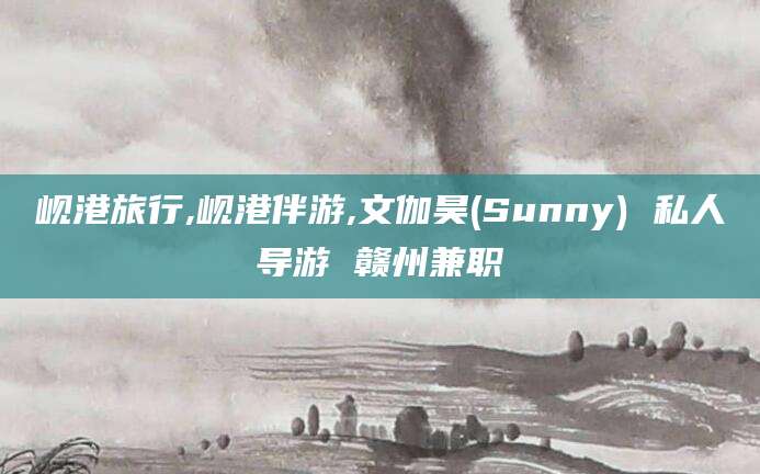 金华岘港旅行,岘港伴游,文伽昊(Sunny) 私人导游 赣州兼职